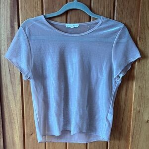 Sheer Lilac Top